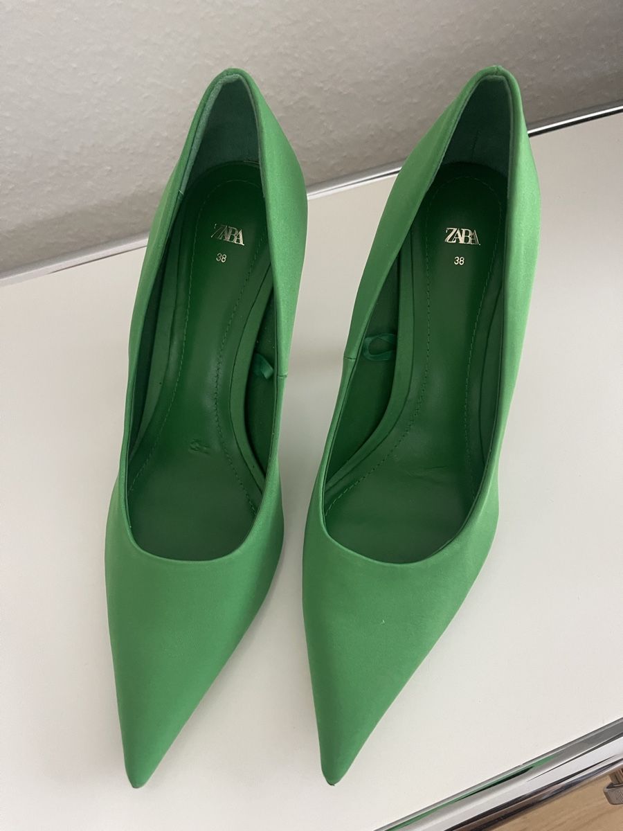 Zara Scarpe da donna: ZARA Pumps grün Grösse 38 – Nuovo (secondo la descrizione) da Adliswil venduto da fabienne1234567 2