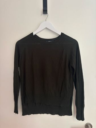Herren Pullover Zara Knit dunkelgrün Grösse S guter Zustand