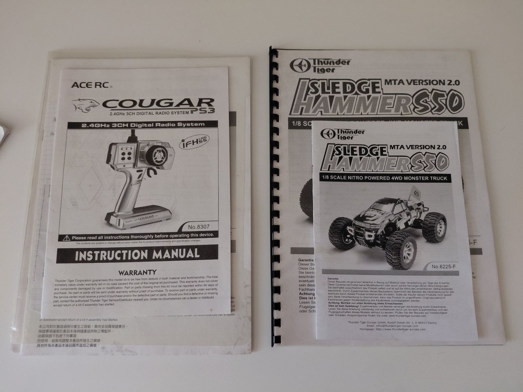 Thunder Tiger RC Modellbau: Thundertiger MTA4 S28 und S50 – Gebraucht aus Stein SG von Bergler12 6