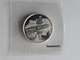 20 Fr. Gedenkmünze Viznau Rigi Bahn 2008 in Original Blister