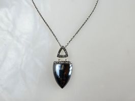 Silber Kette mit Pyrit