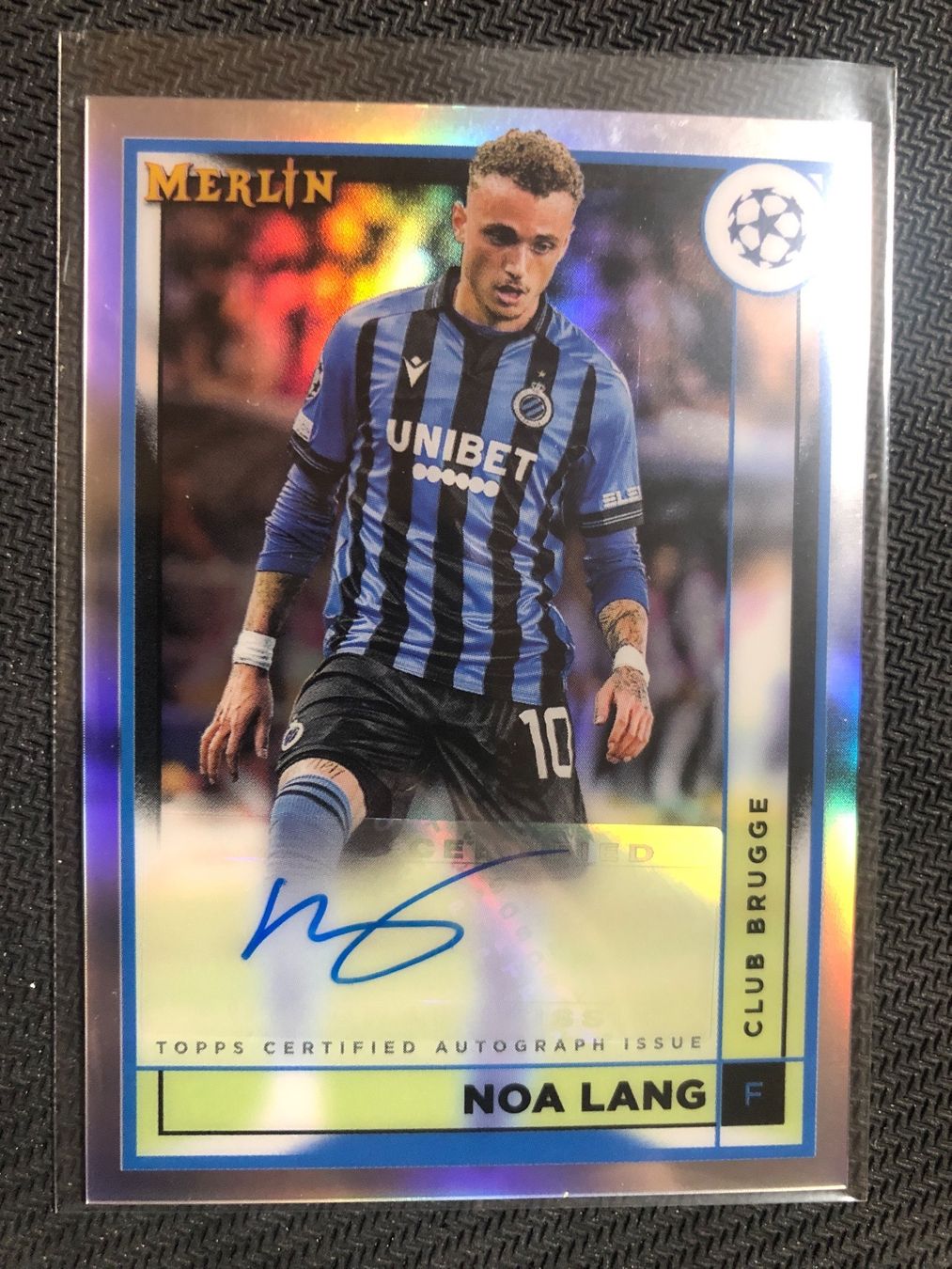 Topps Carte collezionabili: Topps Chrome Merlin Noa Lang Autogramm – Usato da Wangenried venduto da Garagara