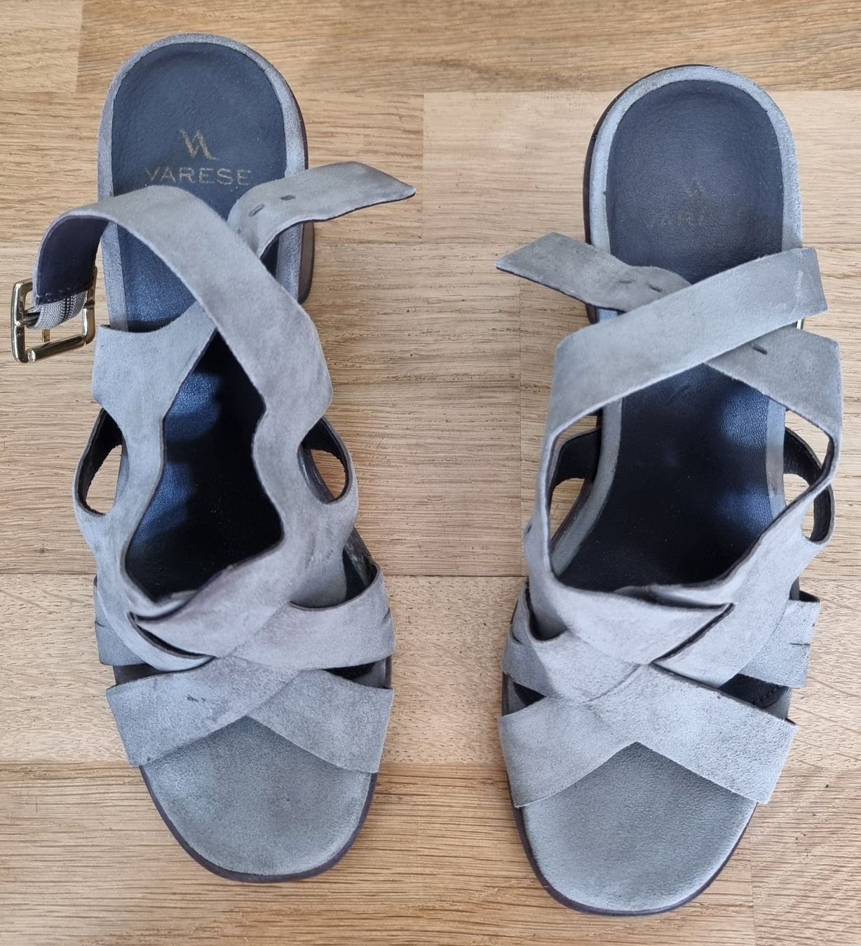 Damenschuhe: Sandales vertes à talons hauts - Varese -Taille 38 – Gebraucht aus Court von Jovi2 3