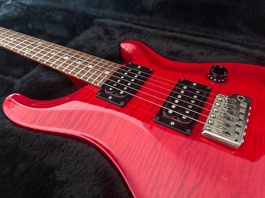 PRS Strumenti musicali: PRS Custom 24 10-top 1997 Scarlet Red (3.6kg) – Usato da Düdingen venduto da ChrisSpareShelf 2
