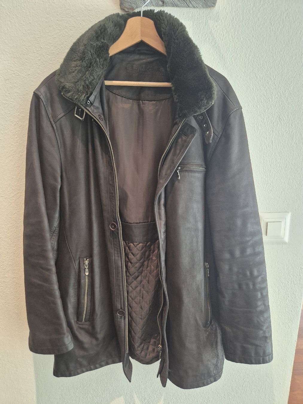 Jacken: High-quality real leather jacket, brown, size L, – Gebraucht aus Zürich von CCGhost89 3