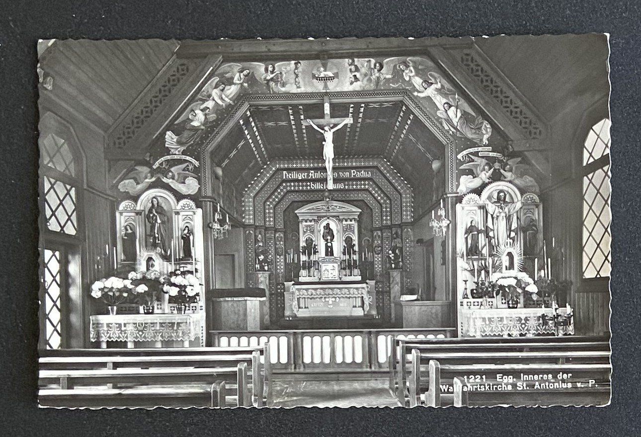 Cartes postales: AK Egg Inneres der Wallfahrtskirche St. Antonius – D'occasion à Böckten par Hansi36