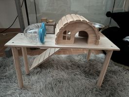Div. Hamsterzubehör inkl. Glas Terrarium
