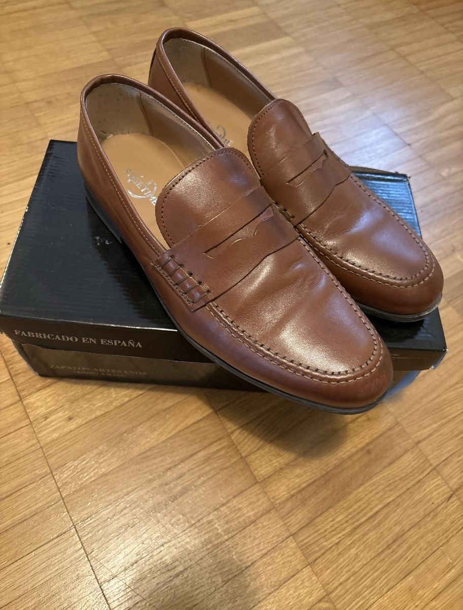 Chaussures hommes: Brown loafers – D'occasion à Basel par bul_z6dk