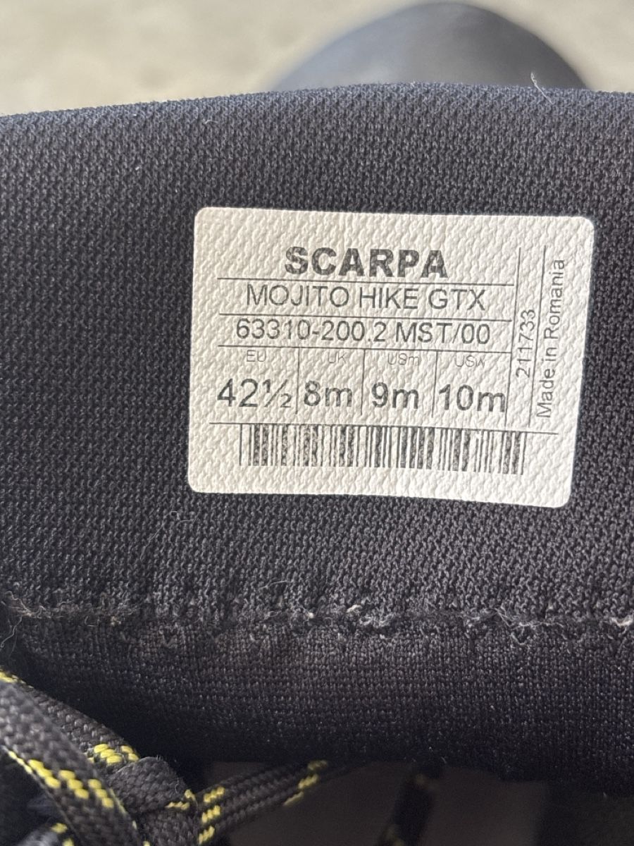 Scarpa Scarpe da uomo: SCARPA Wanderschuhe Gore-Tex Herren Grösse 42 – Usato da Kriens venduto da mir_v8ww 1