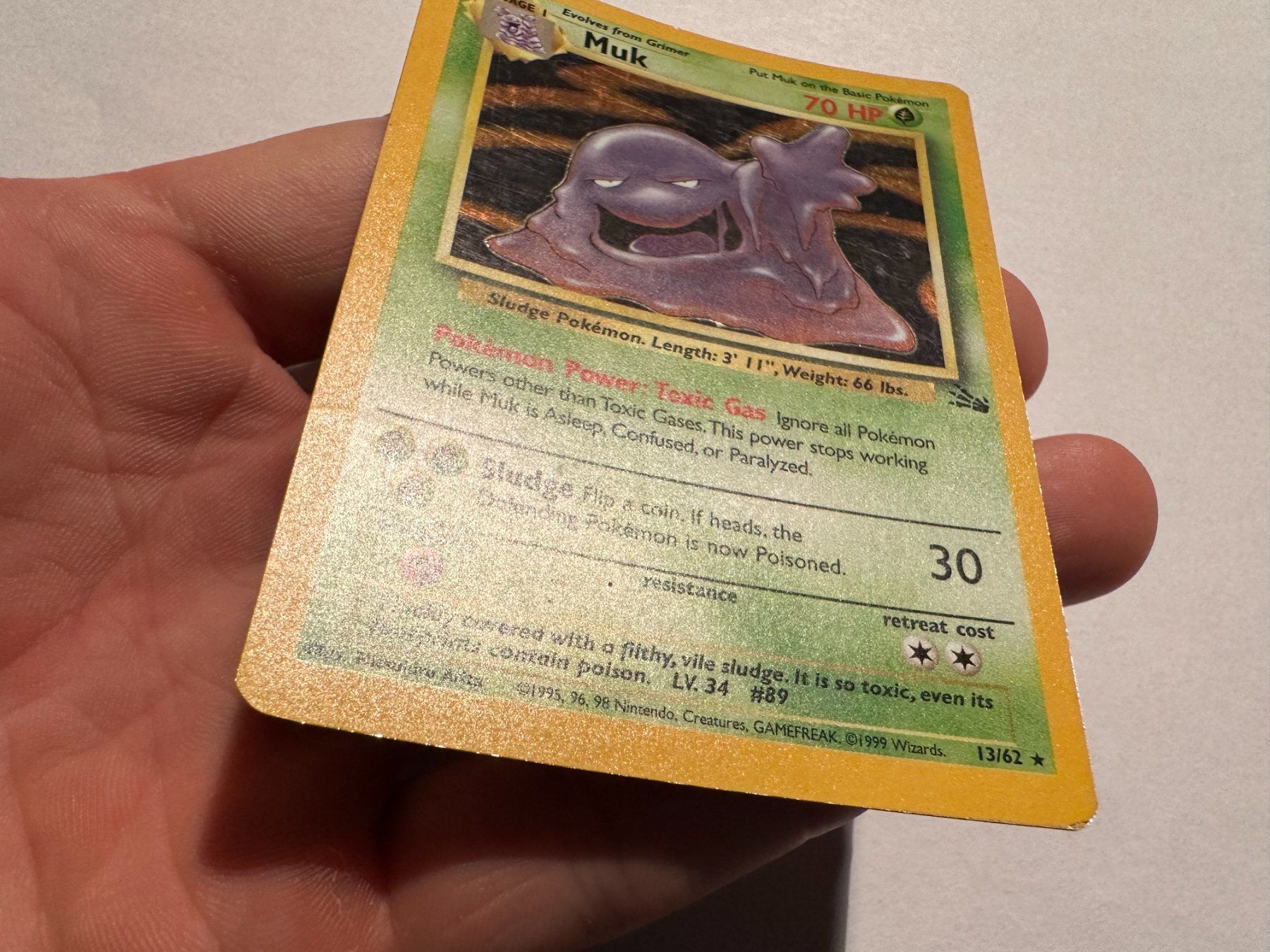 Pokémon Sammelbilder & Trading cards: Muk holo Fossil EN – Gebraucht aus Hagendorn von Pokecollectorch 1