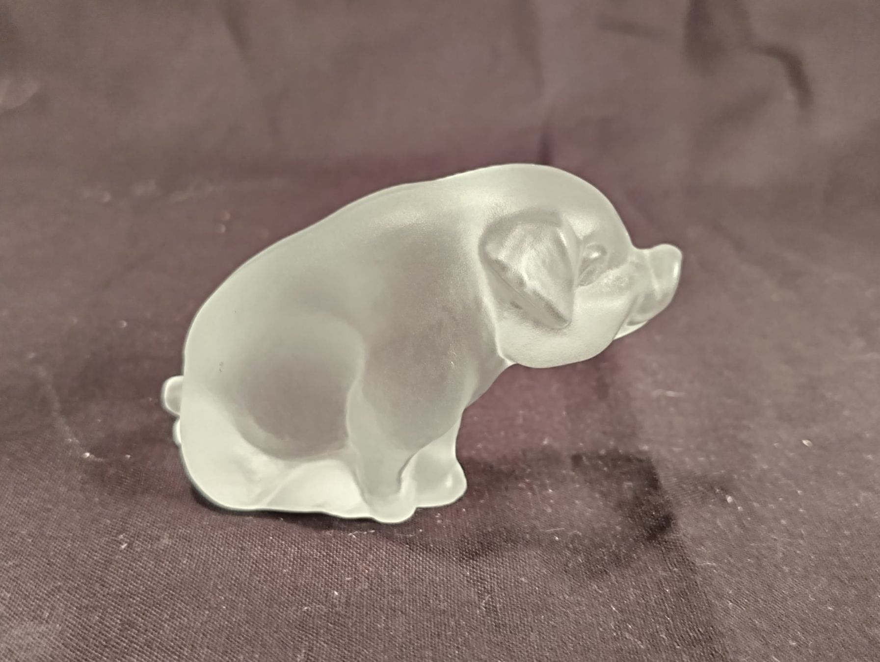 Statuette: Schwein, Glas – Nuovo (secondo la descrizione) da Bellach venduto da JingleCherry 1