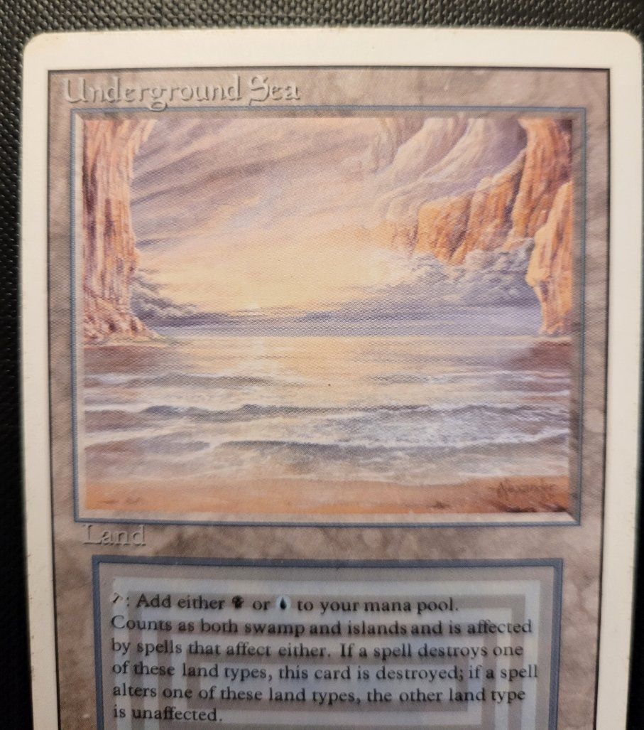 Karten: Magic: the Gathering - Underground Sea, Revised – Gebraucht aus Basel von  1