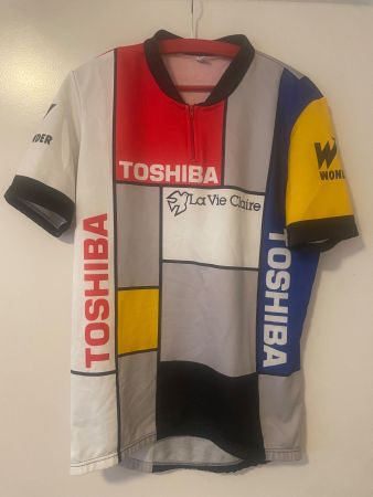 Retro Fahrradtrikot Toshiba