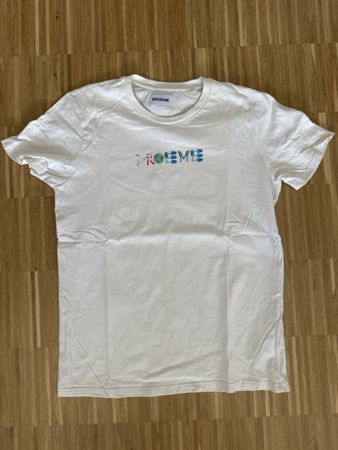 T-Shirt Droeme weiss mit Grafikprint Grösse M einmal getrage