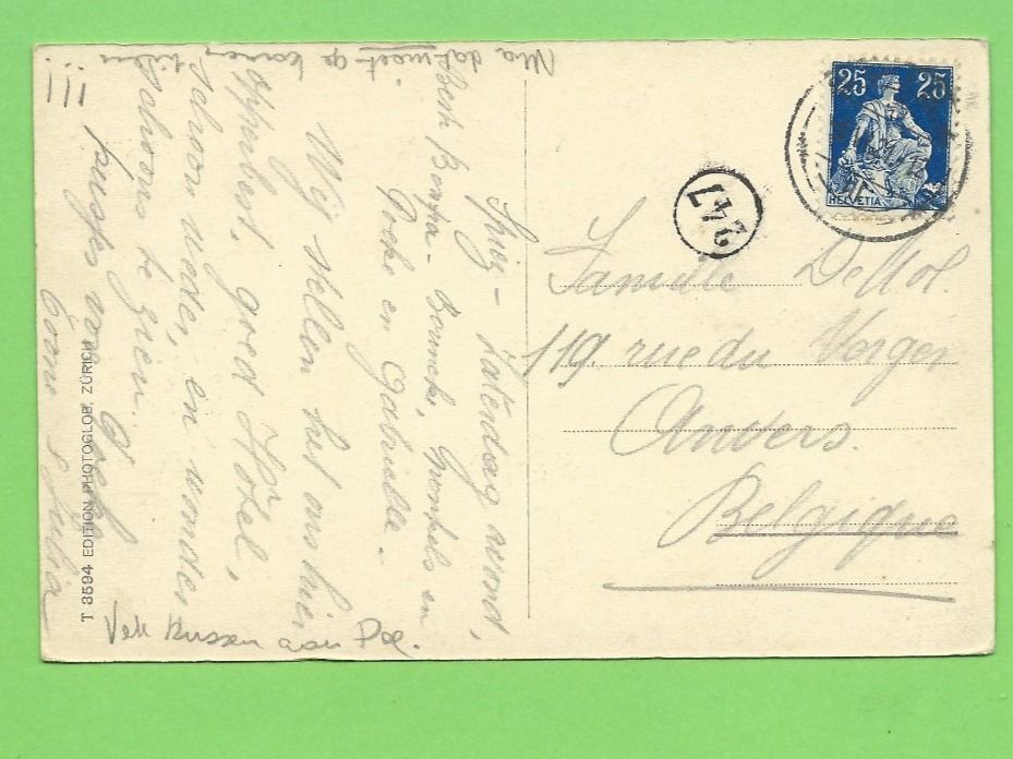 Cartoline postali: Spietz, mit Niesen und Blüemlisalp – Usato da Zürich venduto da t24_de 1