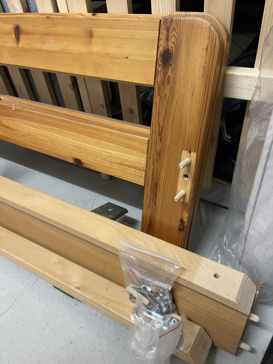 Letti: Bett aus Holz 160x220 cm gebraucht  – Usato da Staufen venduto da Gloetschge 4