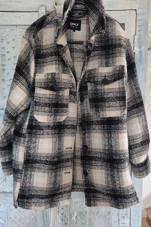 ONLY Übergangsjacke Holzfäller Jacke Winter Kariert Gr.S