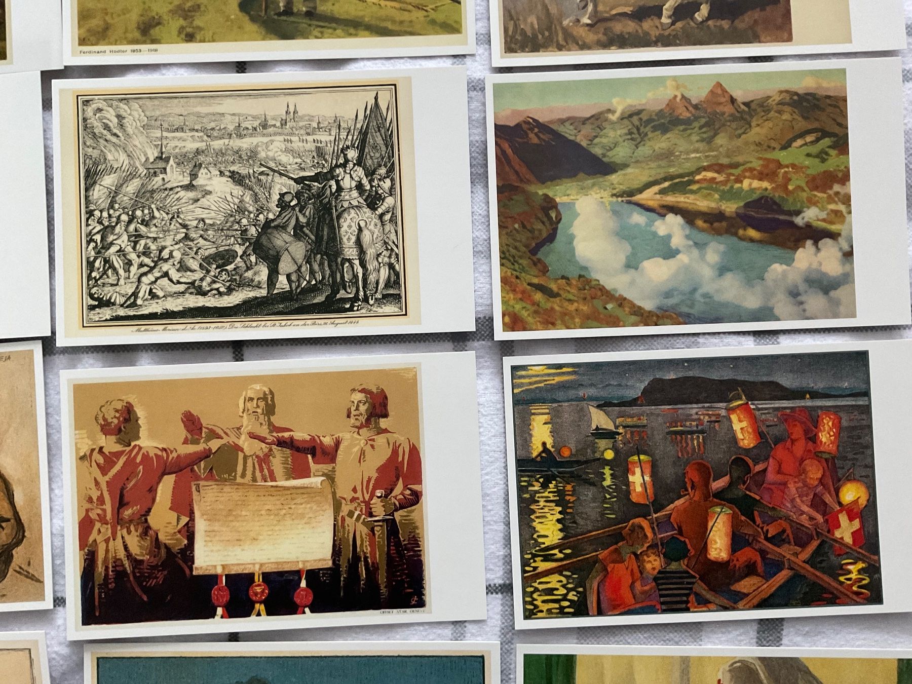 Cartoline postali: 20 AK Bundesfeier Postkarten, Reprints – Usato da Zürich venduto da tol_b7c7 4