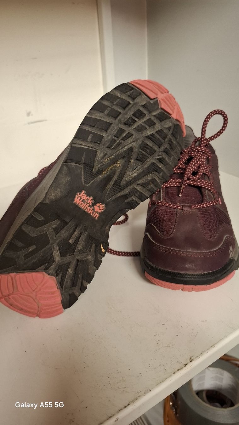 Scarpe per ragazzi: Jack Wolfskin Mädchen-Wanderschuhe, Größe 34, bordeauxrot – Nuovo (secondo la descrizione) da Sirnach venduto da donatogalella81 3