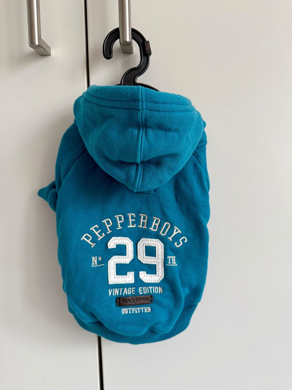 Abbigliamento: Pullover Milk & Pepper Hund - Rückenlänge ca. 24 cm - Petrol – Usato da Eschenbach SG venduto da Sums