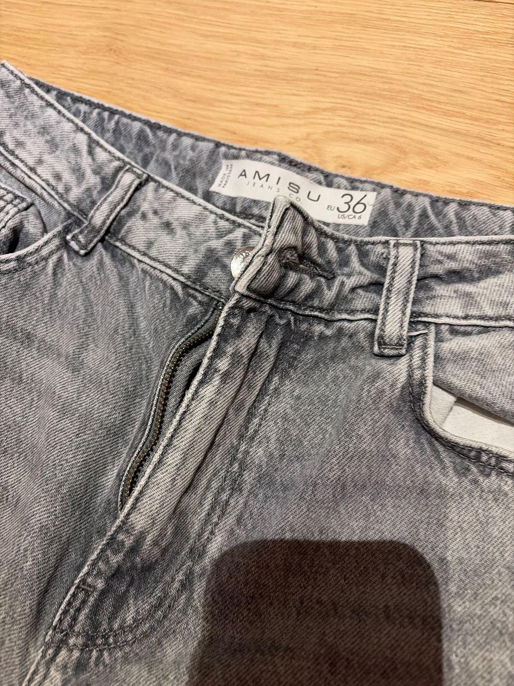 Jeans: Amisu Jeans Wide Leg Grau, Grösse 36 – Usato da Schöftland venduto da nevio74 1