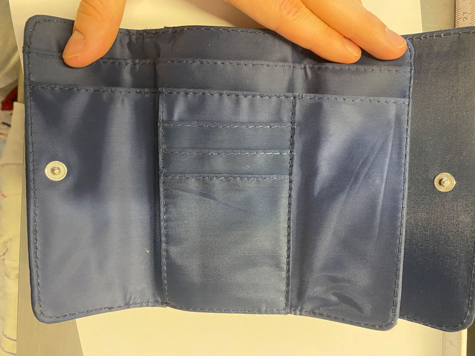 Portamonete: Geldbörse blau gross viele Fächer – Usato da Seewen SO venduto da HappyHappyHappy 4
