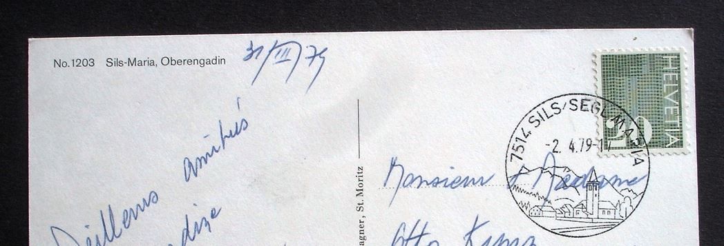 Ansichtskarten: SILS-MARIA Oberengadin – Gebraucht aus Jona von philajona 1