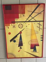 Abstraktes Kunstbild - geometrisches Design - gerahmt
