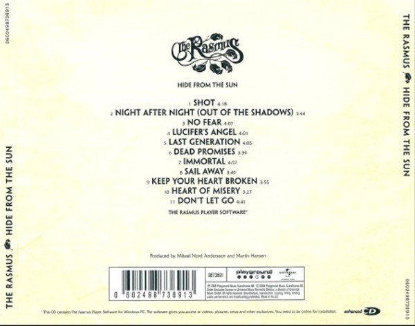 CDs: CD The Rasmus - Hide from the sun (2005) – Gebraucht aus Möriken AG von mineralia 1