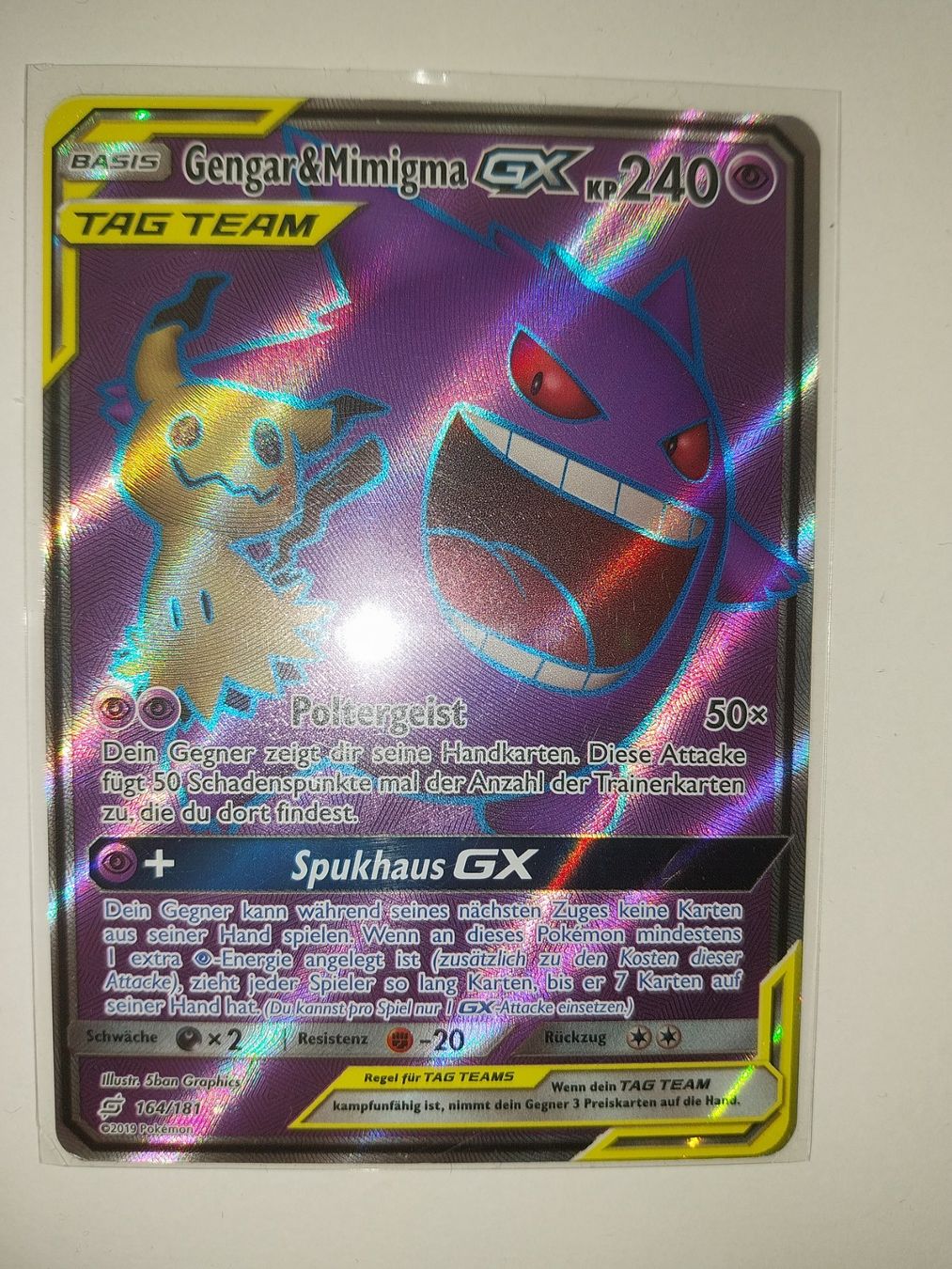 Cartoline: Gengar&Mimigma GX 164/181 – Usato da Bubendorf venduto da Hamma85