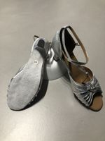 Tanzschuh Silber Grösse 40