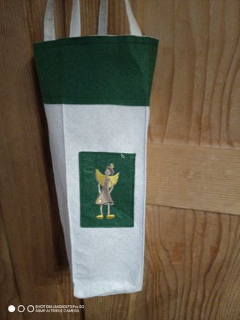 Tasche Flaschen Flaschen Tasche Wein Engel