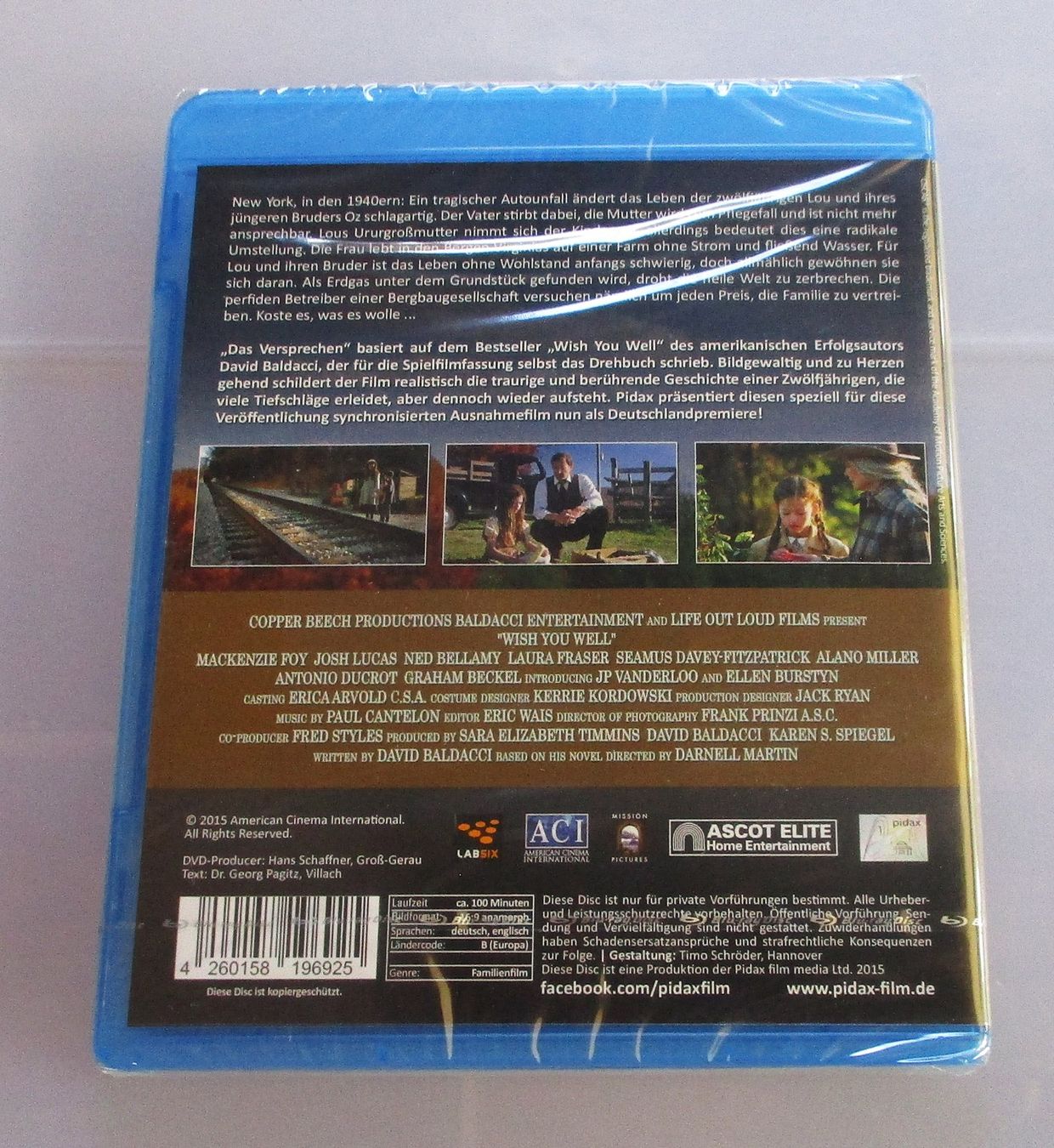 Tutti i DVDs: DAS VERSPRECHEN - David Baldacci Blu-ray NEU/OVP – Nuovo e nell'imballaggio originale da Wattwil venduto da Muriel10 1