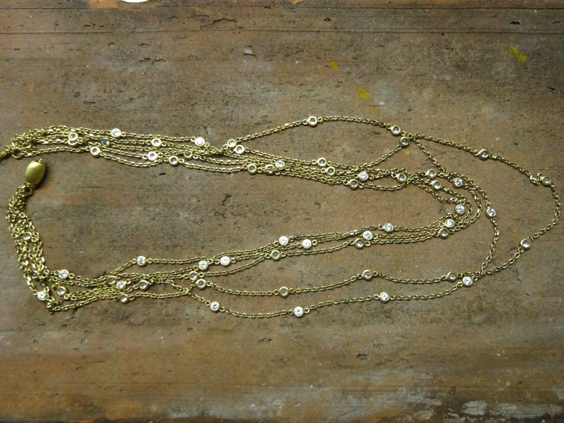 Catenine: Collier mit Zirkonia – Usato da Esslingen venduto da FetteSchnecke 3
