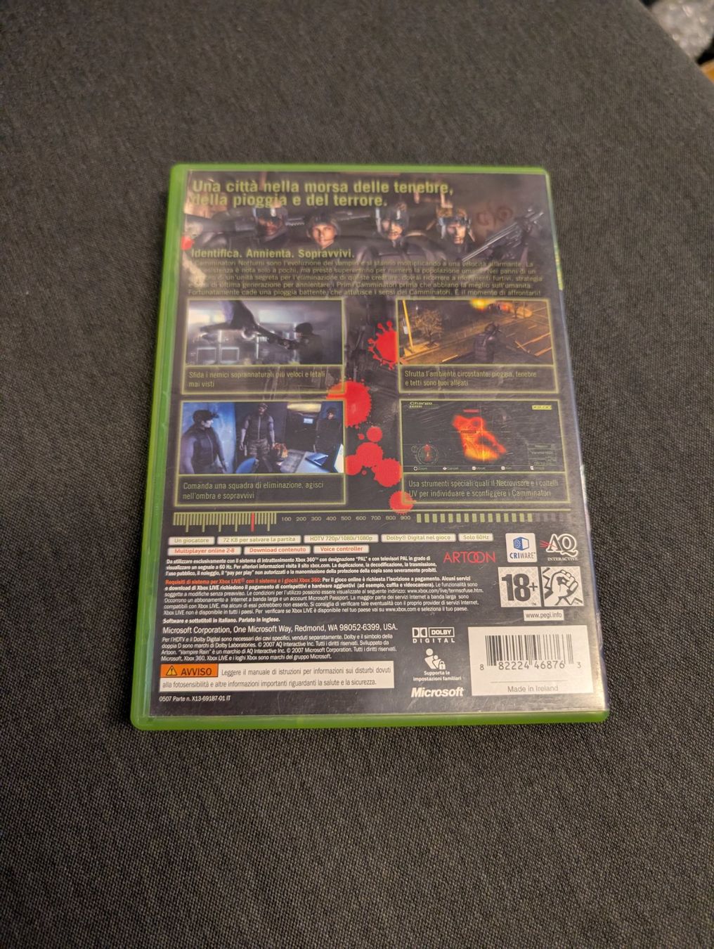 Spiele: Vampire rain Microsoft Xbox 360 – Gebraucht aus Giubiasco von Ticinerd 1