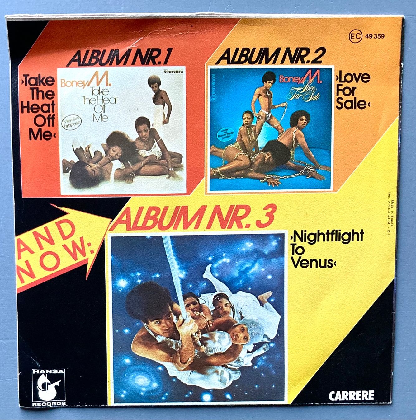 Vinyles: BONEY M - RIVERS OF BABYLON – D'occasion à Poliez-Pittet par Newtown-Records 1