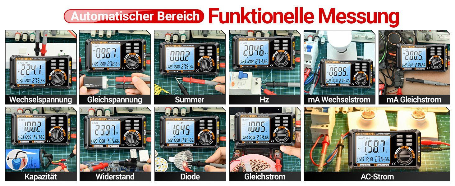 Misurare: Pro Digital Multimeter mit Zubehör – Nuovo e nell'imballaggio originale da Geneve venduto da Titi2008 3