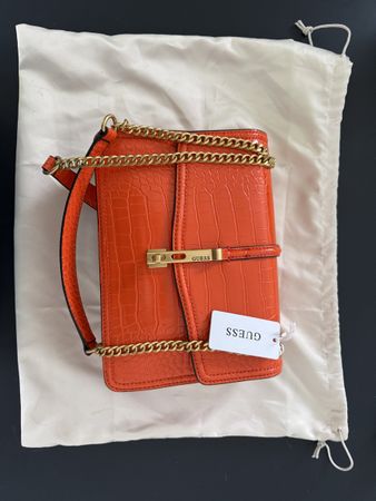guess handtasche orange neu 