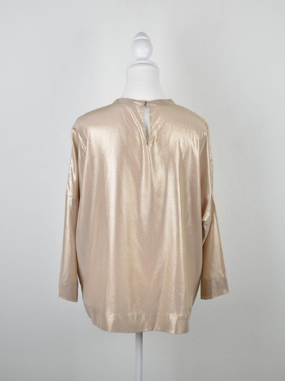 Camicette: Nice Connection Bluse, gold, 100% Seide, Gr.40 – Nuovo (secondo la descrizione) da Nürensdorf venduto da 2ND_STORY 4