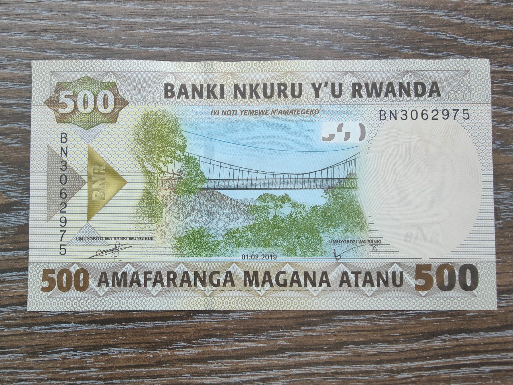 Banconote: Rwanda 500 Francs 2019 !!!!!! – Nuovo (secondo la descrizione) da Flaach venduto da Lonzo99