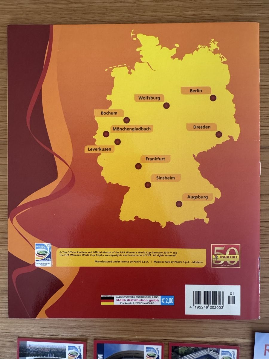 Panini Album: Panini Frauen WM 2011 Sammlung – Usato da Emmen venduto da Panininho 2