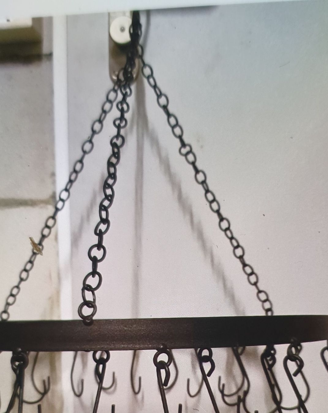 Eisenwaren: Rustikaler Hakenkranz Deckenhalterung Vintage – Gebraucht aus Laufenburg von megane1959 1