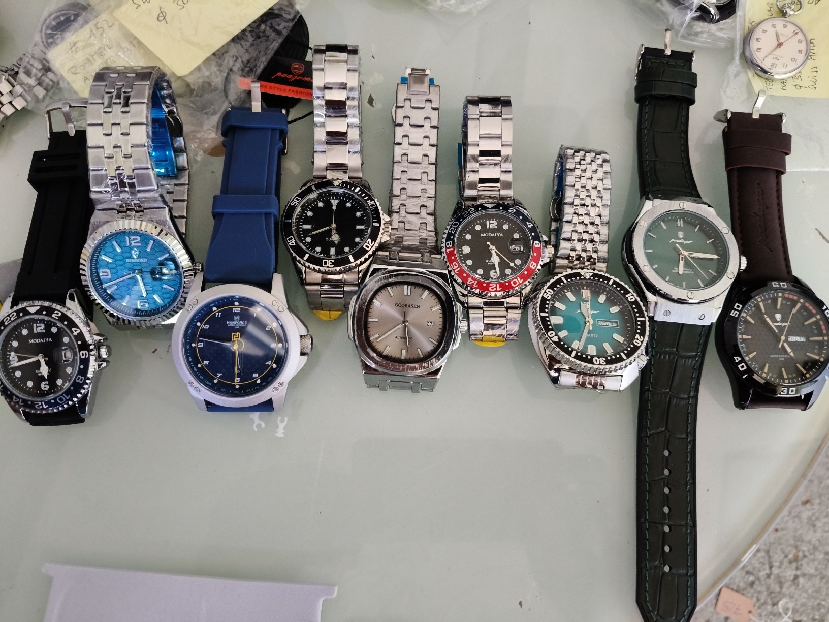 Orologi: 9Uhren,8×Quarz,1×automatic – Nuovo e nell'imballaggio originale da Glattbrugg venduto da Vintagetime-Ch