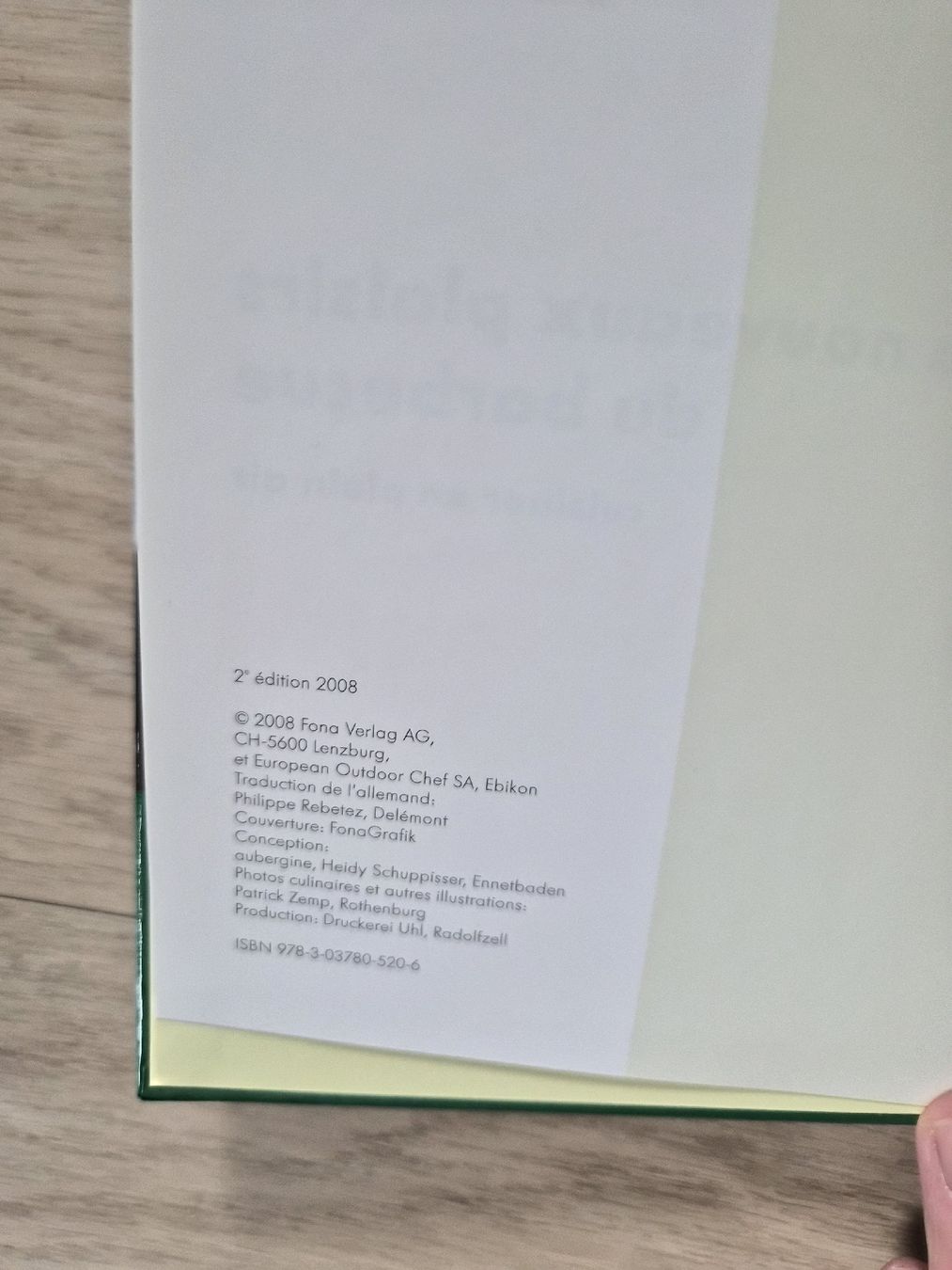Libri: Livre de cuisine barbecue - Daniel Luminati – Usato da La Joux FR venduto da car_ck96 1