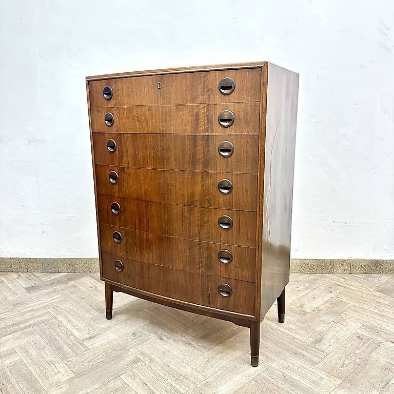 Cassettiere: Mid Century swedish Highboard / Kommode – Usato da basel venduto da vintory.ch 1