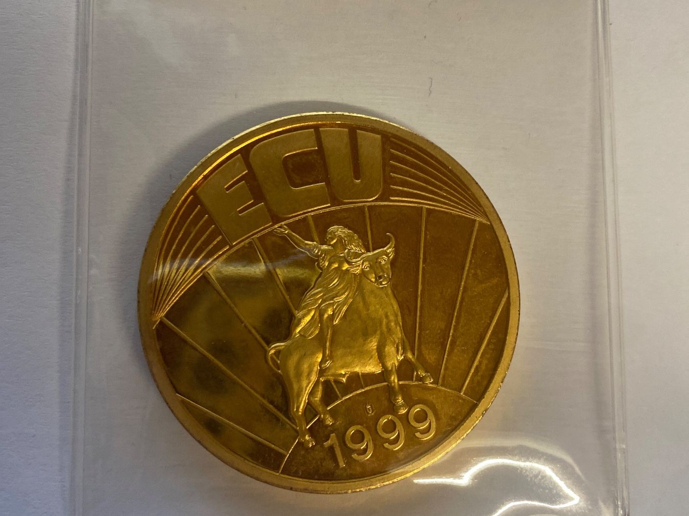 Tutti le monete: Pièce ECU Europa 1999 - collection !!! – Usato da Le Brassus venduto da cinema13