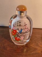 Snuff Bottle China 12cm Hoch