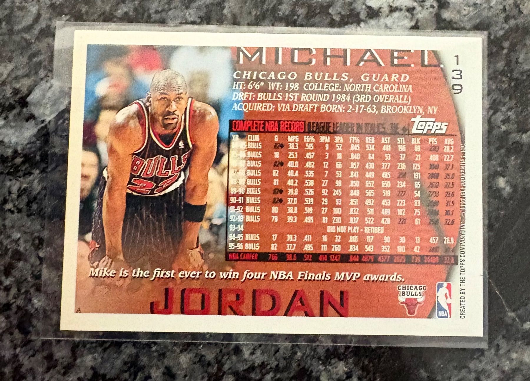 Nba Carte collezionabili: NBA Michael Jordan Topps 96/97 Card – Nuovo (secondo la descrizione) da Muttenz venduto da joba23 1