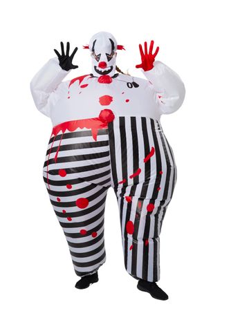 Aufblasbares Kostüm Horror-Clown