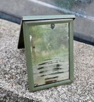 alter Taschen- Klappspiegel der Schweizer Armee